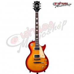 กีต้าร์ไฟฟ้า Mclorence Lp105f สี Light Cherry Burst