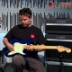 กีต้าร์ไฟฟ้า Fender Deluxe Stratocaster สี Sapphire Blue Transparent
