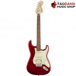 กีต้าร์ไฟฟ้า Fender Deluxe Stratocaster HSS สี Candy Apple Red