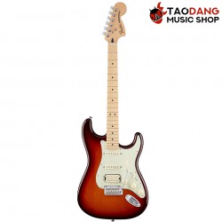 กีต้าร์ไฟฟ้า Fender Deluxe Stratocaster HSS สี Tobacco Sunburst