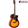 กีต้าร์โปร่งไฟฟ้า Yamaha FSX820C สี Brown Sunburst