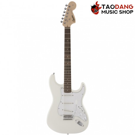 กีต้าร์ไฟฟ้า Squier FSR Affinity Stratocaster สี Olympic White