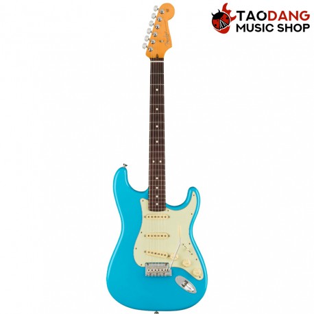 กีต้าร์ไฟฟ้า Fender American Professional II Stratocaster RW สี Miami Blue
