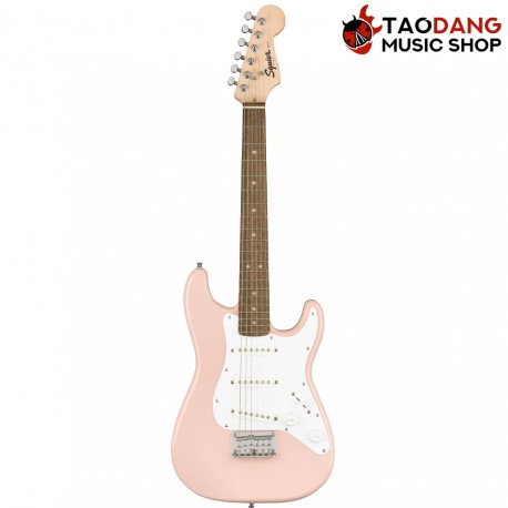 กีต้าร์ไฟฟ้า Squier Mini Stratocaster สี Shell Pink