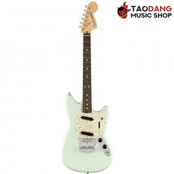 กีต้าร์ไฟฟ้า Fender American Performer Mustang สี Satin Sonic Blue