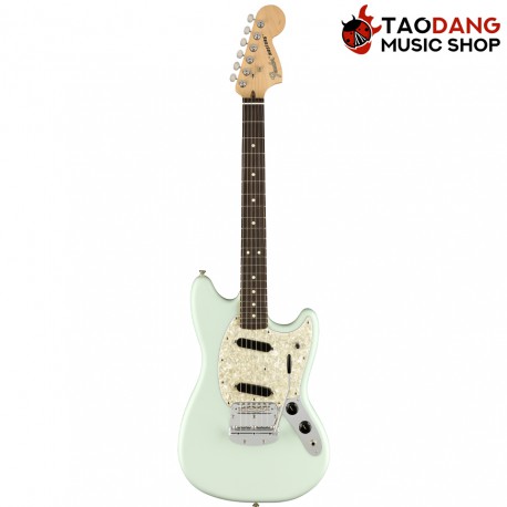 กีต้าร์ไฟฟ้า Fender American Performer Mustang สี Satin Sonic Blue