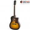 กีต้าร์โปร่งไฟฟ้า Epiphone AJ210CE สี Vintage Sunburst