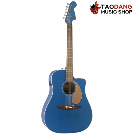 กีต้าร์โปร่งไฟฟ้า Fender Redondo Player สี Belmont Blue