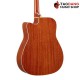 กีต้าร์โปร่งไฟฟ้า Yamaha FGCTA สี BrownSunburst