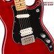 กีต้าร์ไฟฟ้า Fender Duo Sonic HS สี Crimson Red Transparent