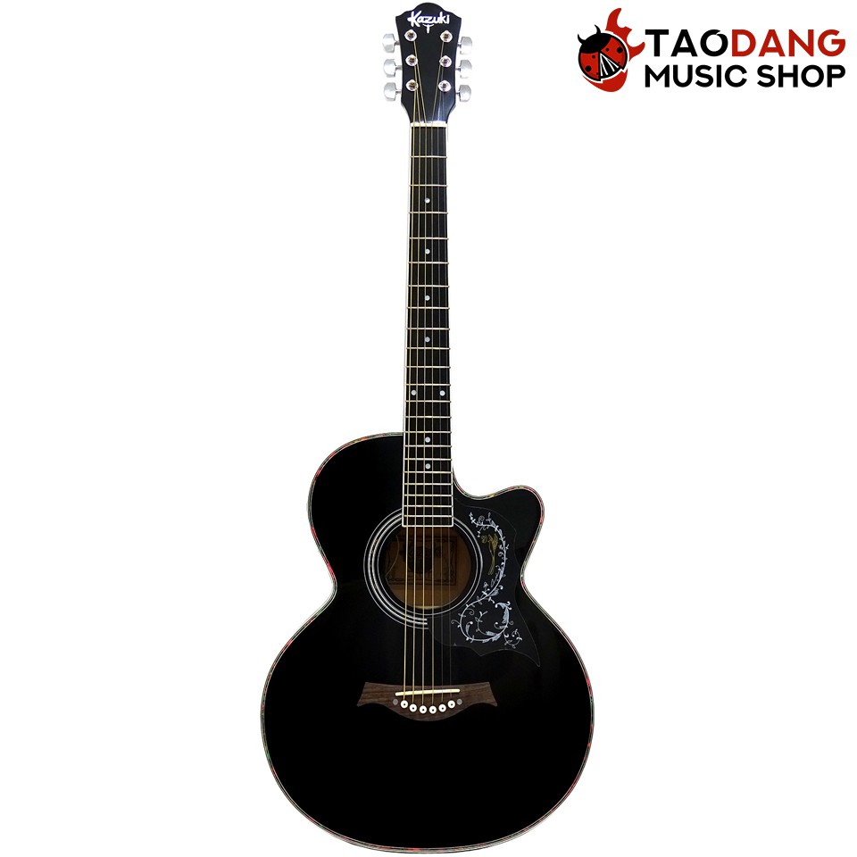 CarlZ エレキギター ブラック Buy Kazuki Kz39c Black Acoustic Guitar Online Shopping | Taodang
