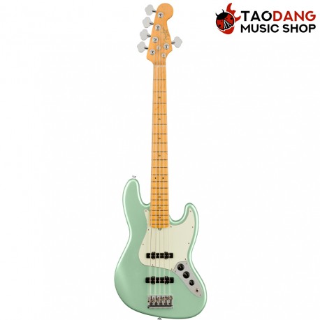 เบสไฟฟ้า Fender American Professional II Jazz Bass V WN สี Mystic Surf Green