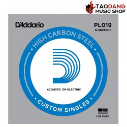 สายปลีกกีต้าร์ D'Addario Plain Steel Singles PL019