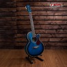 Overspeed 390c(Y) Blue Satin Acoustic Guitar