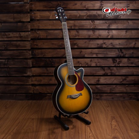Overspeed 390c(Y) Sunburst Satin Acoustic Guitar