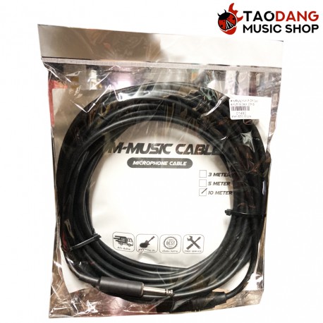 สายไมโครโฟน DM-Music Cable XLR Female to TS Cable 10m