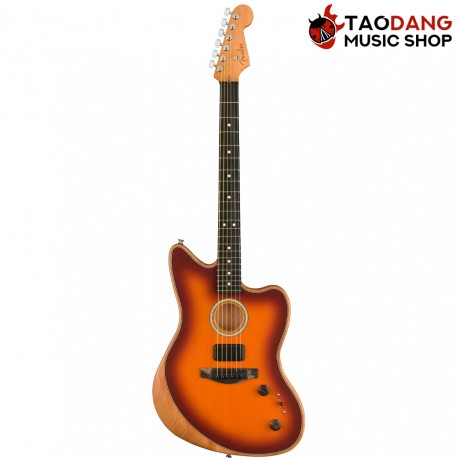กีต้าร์โปร่งไฟฟ้า Fender AMERICAN ACOUSTASONIC JAZZMASTER สี Tobacco Sunburst