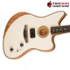 กีต้าร์โปร่งไฟฟ้า Fender AMERICAN ACOUSTASONIC JAZZMASTER สี Arctic White