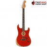 กีต้าร์โปร่งไฟฟ้า Fender American Acoustasonic Stratocaster สี Dakota Red