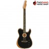 กีต้าร์โปร่งไฟฟ้า Fender American Acoustasonic Telecaster สี Black