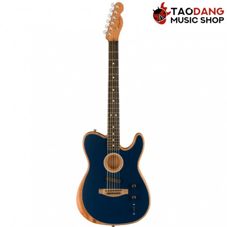 กีต้าร์โปร่งไฟฟ้า Fender American Acoustasonic Telecaster สี Steel Blue