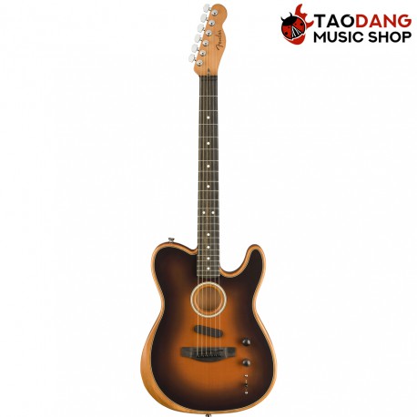 กีต้าร์โปร่งไฟฟ้า Fender American Acoustasonic Telecaster สี Sunburst