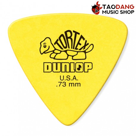 ปิ๊กกีต้าร์ Jim Dunlop Tortex Triangle 431R ขนาด 0.73 mm สี Yellow