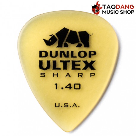 ปิ๊กกีต้าร์ Jim Dunlop Ultex Sharp 433R ขนาด 1.40mm สี Yellow