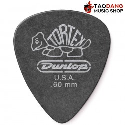 ปิ๊กกีต้าร์ Jim Dunlop Tortex Pitch Black Standard 488R ขนาด 0.60mm สี Black