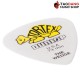 ปิ๊กกีต้าร์ Jim Dunlop Tortex Wedge Standard 424R ขนาด 0.73mm สี White-Yellow
