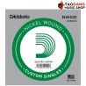 สายปลีกกีต้าร์ไฟฟ้า D'Addario XL Nickel Wound Single NW021