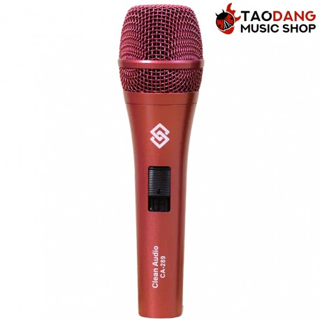 ไมโครโฟนไดนามิก Clean Audio CA-289 สี Castle Red