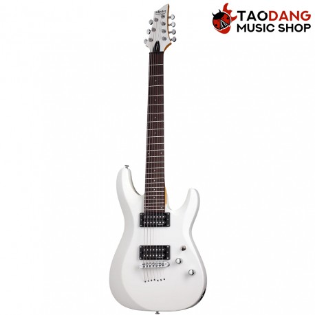 กีต้าร์ไฟฟ้า Schecter C-7 Deluxe สี Satin White