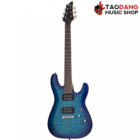 กีต้าร์ไฟฟ้า Schecter C-6 Plus สี Ocean Blue Burst