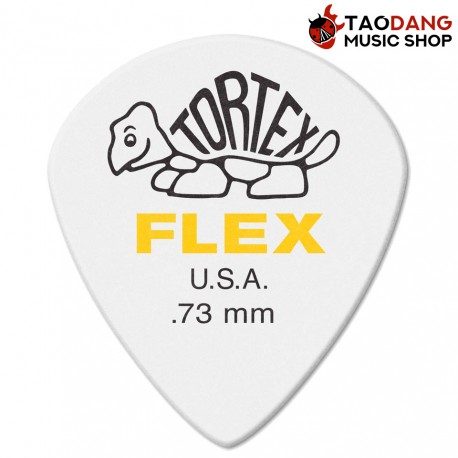 ปิ๊กกีต้าร์ Jim Dunlop Tortex Flex Jazz III XL 466 P ขนาด 0.73 mm