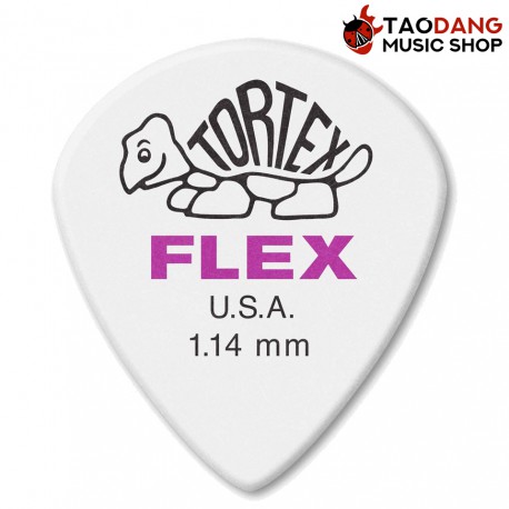 ปิ๊กกีต้าร์ Jim Dunlop Tortex Flex Jazz III XL 466 P ขนาด 1.14 mm
