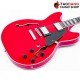 กีต้าร์ไฟฟ้า Grote Semi-Hollow Body AS-335 สี Cherry Red