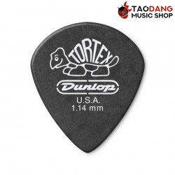 ปิ๊กกีต้าร์ Jim Dunlop Tortex pitch black jazz iii 482 R ขนาด 1.14 mm