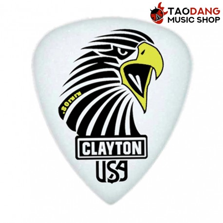 ปิ๊กกีต้าร์ Clayton Acetal Sharp Standard ขนาด 0.80mm