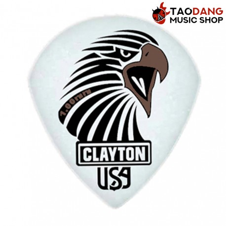 ปิ๊กกีต้าร์ Clayton Acetal Sharp Teardrop ขนาด 1.00mm