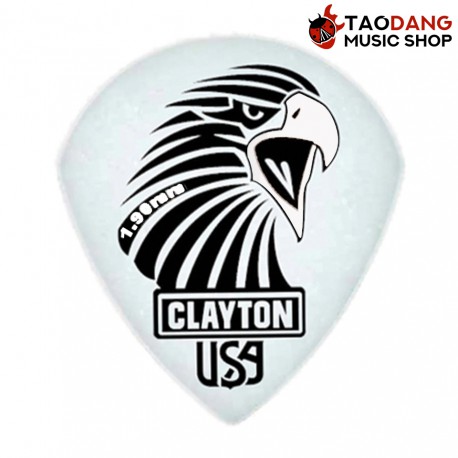 ปิ๊กกีต้าร์ Clayton Acetal Sharp Teardrop ขนาด 1.90mm