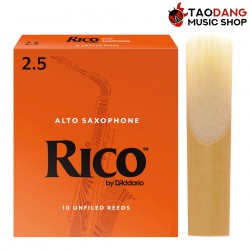 ลิ้นแซกโซโฟน Rico RJA1025 Alto Saxophone เบอร์ 2.5 (10 ชิ้น)