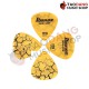 ปิ๊กกีต้าร์ Ibanez Grip Wizard Series Sand Grip Crack PA16HCG สี Yellow