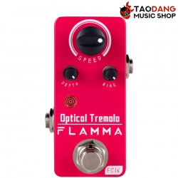 เอฟเฟคกีต้าร์ไฟฟ้า Flamma FC16 Classic Optical Tremolo สี Red