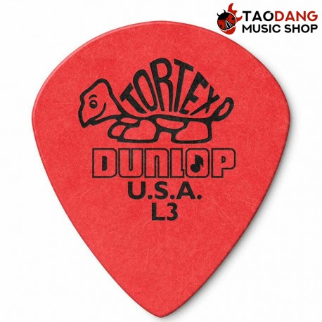 ปิ๊กกีต้าร์ Jim Dunlop 472R Tortex Jazz I ขนาด L3 0.50 mm สี Red