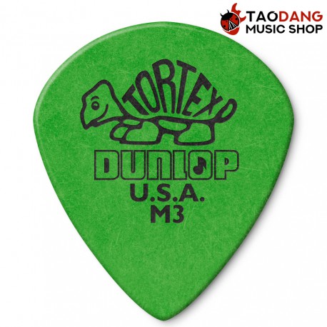 ปิ๊กกีต้าร์ Jim Dunlop 472R Tortex Jazz III ขนาด M3 0.88 mm สี Green