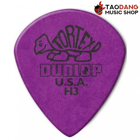 ปิ๊กกีต้าร์ Jim Dunlop 472R Tortex Jazz III ขนาด H3 1.14 mm สี Purple