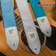 สายสะพายกีต้าร์ Ernie Ball Polypro Guitar Starp สี White & White