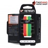สายรัดคอกีต้าร์ Gruv Gear FretWraps World Flags (SM) สี Red/Yellow/Green