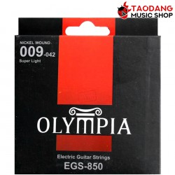 สายกีต้าร์ไฟฟ้า Olympia EGS-850 Nickel Wound เบอร์ .009-.042